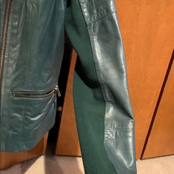 Trouve green leather jacket from Nordstrom - Picture 4 of 8